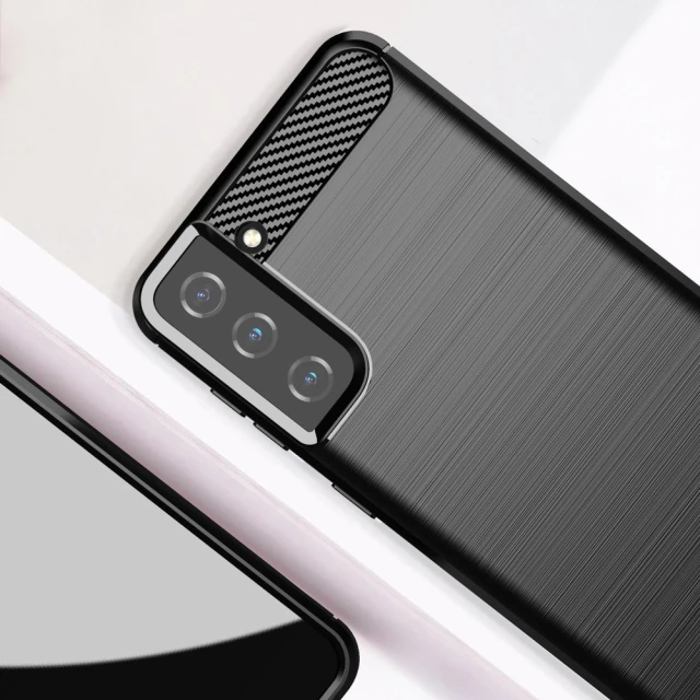 Чохол HRT Carbon для Samsung Galaxy S21 Plus 5G Black (9111201924796)