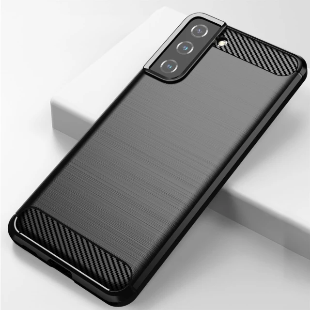 Чохол HRT Carbon для Samsung Galaxy S21 Plus 5G Black (9111201924796)