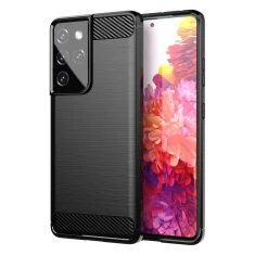 Чохол HRT Carbon для Samsung Galaxy S21 Ultra 5G Black (9111201924819)