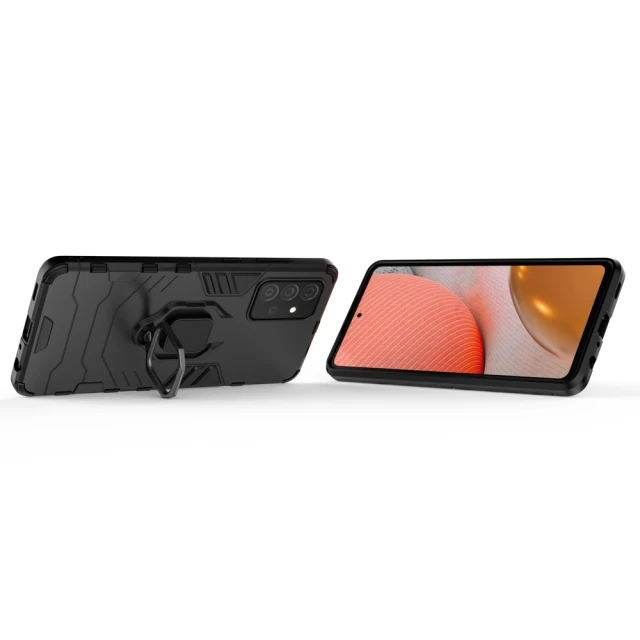 Чохол HRT Ring Armor для Samsung Galaxy A72 4G Black (9111201925403)