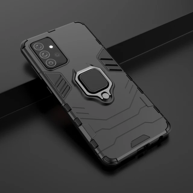 Чохол HRT Ring Armor для Samsung Galaxy A72 4G Black (9111201925403)