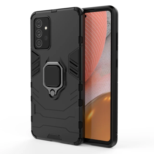 Чохол HRT Ring Armor для Samsung Galaxy A72 4G Black (9111201925403)