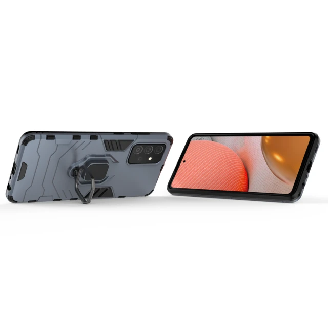 Чохол HRT Ring Armor для Samsung Galaxy A72 4G Blue (9111201925427)