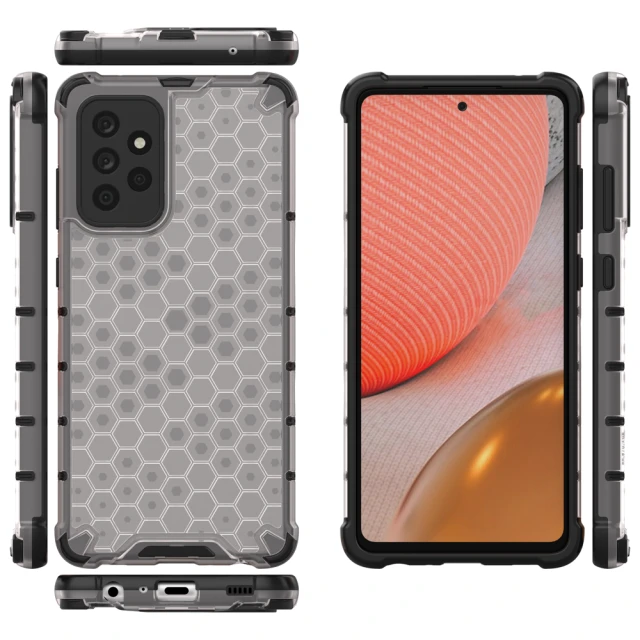 Чохол HRT Honeycomb для Samsung Galaxy A72 4G Transparent (9111201925533)