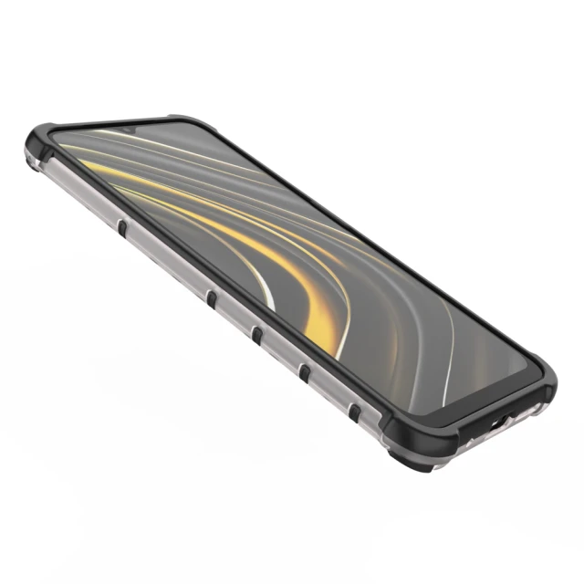 Чохол HRT Honeycomb для Xiaomi Poco M3 Transparent (9111201925717)