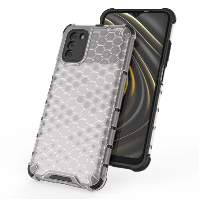Чохол HRT Honeycomb для Xiaomi Poco M3 Transparent (9111201925717)