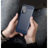 Чехол HRT Carbon Case для Samsung Galaxy A72 4G Blue (9111201929968)