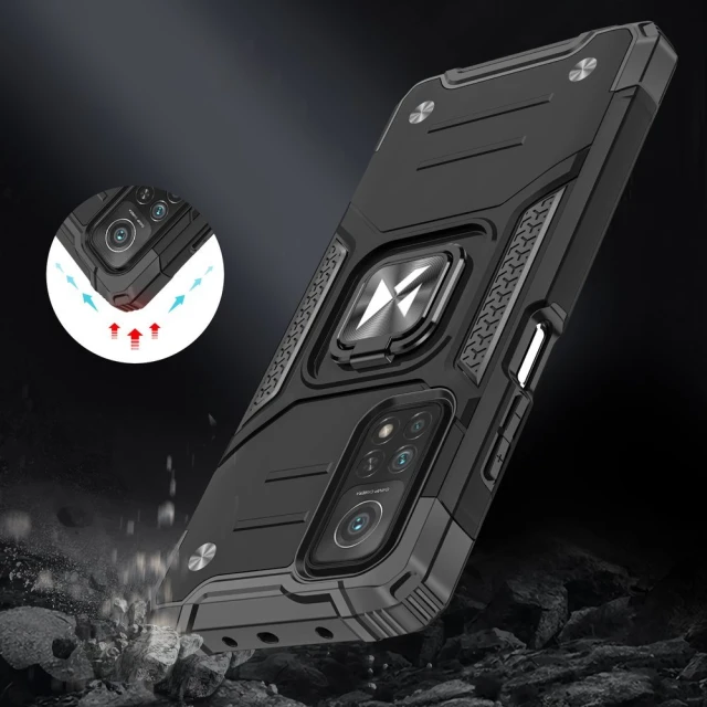 Чохол Wozinsky Ring Armor для Samsung Galaxy A72 4G Blue (9111201935846)