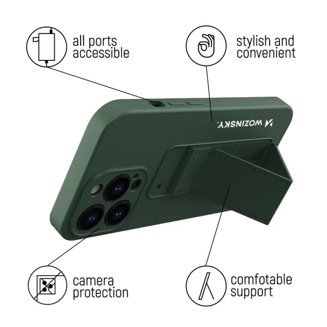 Чохол Wozinsky Kickstand Case для Xiaomi Redmi 10X 4G/Redmi Note 9 Grey (9111201941991)