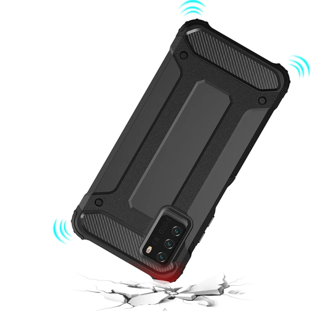 Чохол HRT Hybrid Armor для Xiaomi Redmi Note 10 5G/Poco M3 Pro Gold (9111201944282)