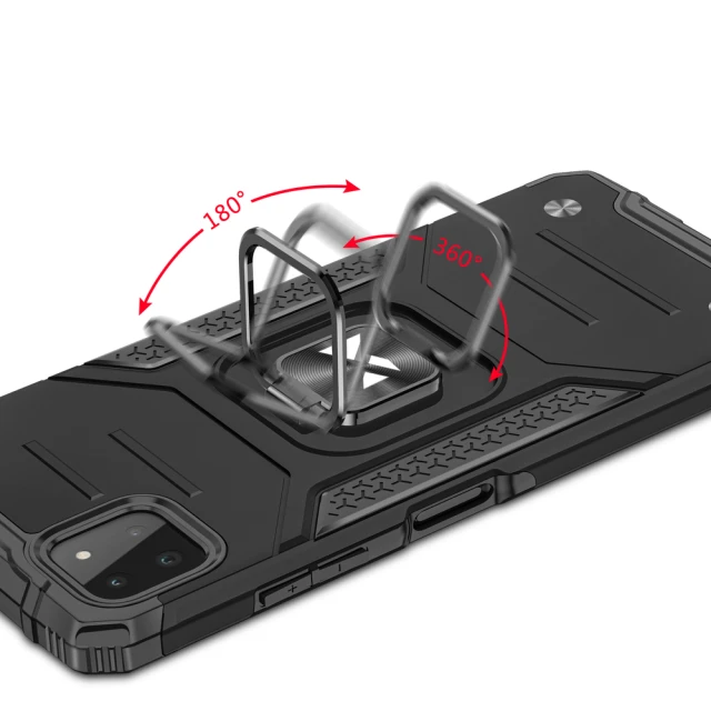Чохол Wozinsky Ring Armor для Samsung Galaxy A22 4G Silver (9111201944862)