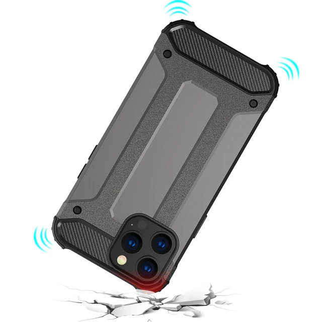 Чохол HRT Hybrid Armor для iPhone 13 Pro Silver (9145576212400)