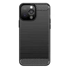 Чехол HRT Carbon Case для iPhone 13 Pro Max Black (9145576212509)