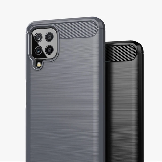 Чехол HRT Carbon Case для Samsung Galaxy A22 4G Black (9145576212561)
