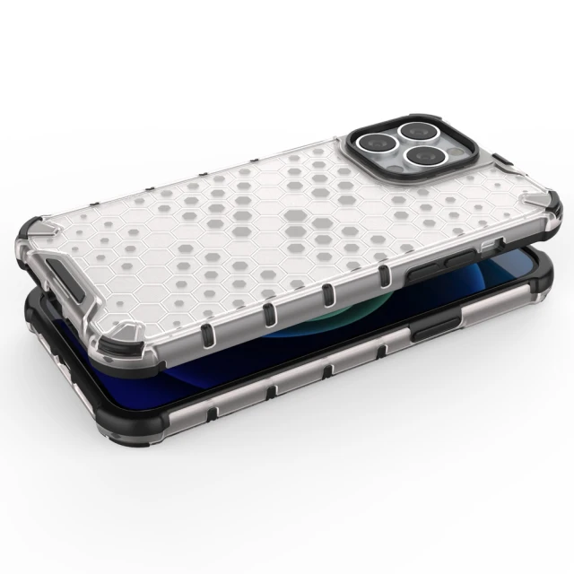 Чохол HRT Honeycomb для iPhone 13 Pro Max Blue (9145576213247)
