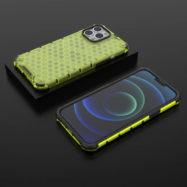 Чохол HRT Honeycomb для iPhone 13 Pro Max Green (9145576213254)