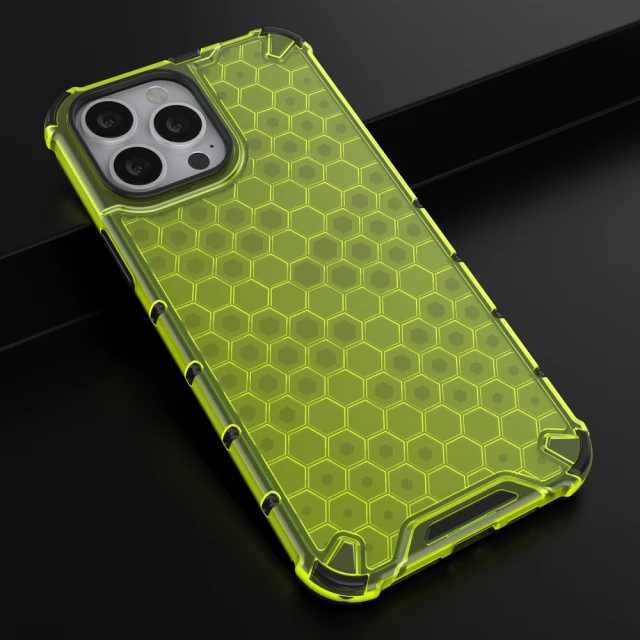 Чохол HRT Honeycomb для iPhone 13 Pro Max Green (9145576213254)