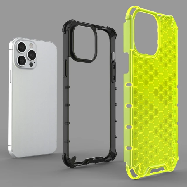 Чохол HRT Honeycomb для iPhone 13 Pro Max Green (9145576213254)
