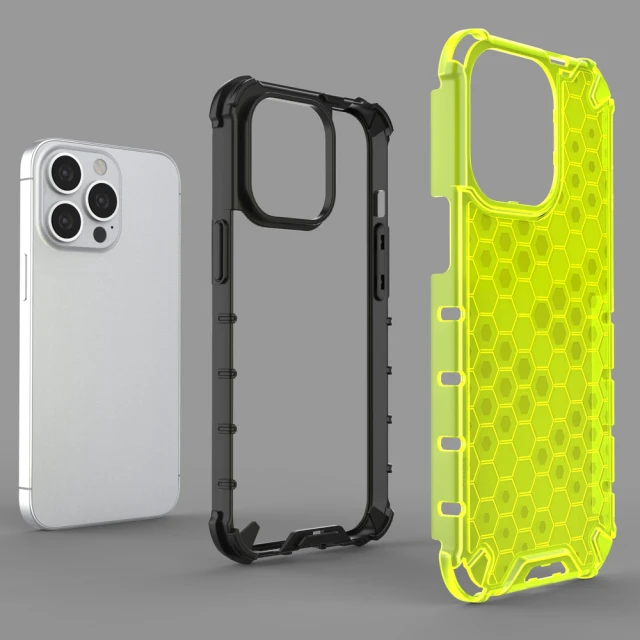 Чохол HRT Honeycomb для iPhone 13 Pro Black (9145576213285)