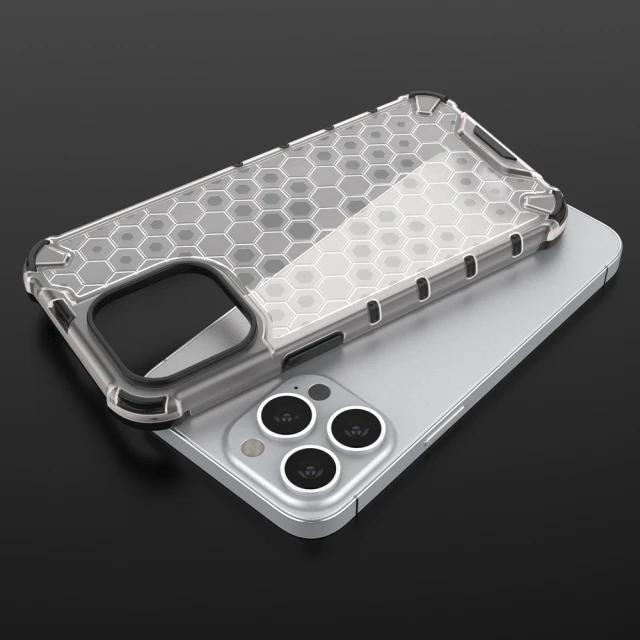 Чохол HRT Honeycomb для iPhone 13 Pro Black (9145576213285)