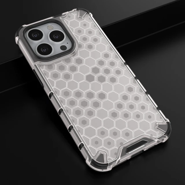 Чохол HRT Honeycomb для iPhone 13 Pro Transparent (9145576213322)