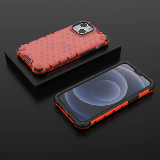 Чохол HRT Honeycomb для iPhone 13 mini Red (9145576213414)