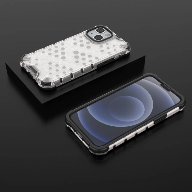 Чохол HRT Honeycomb для iPhone 13 mini Transparent (9145576213421)