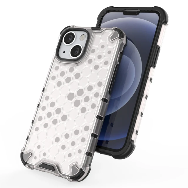 Чохол HRT Honeycomb для iPhone 13 mini Transparent (9145576213421)