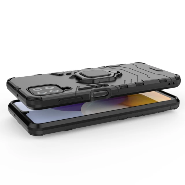 Чохол HRT Ring Armor для Samsung Galaxy A22 4G Blue (9145576213452)