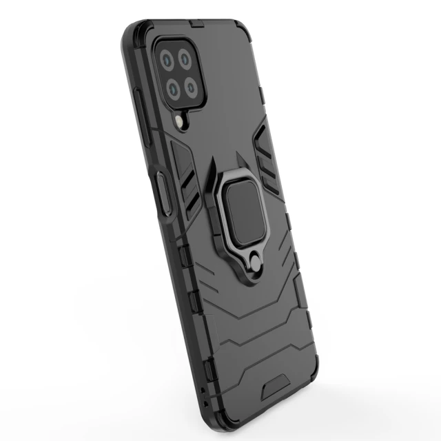 Чохол HRT Ring Armor для Samsung Galaxy A22 4G Blue (9145576213452)
