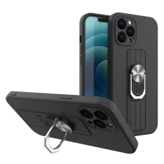 Чохол HRT Ring Case для iPhone 13 mini Black (9145576214541)