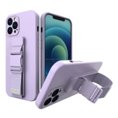 Чохол Hurtel Rope Case для iPhone 12 Pro Max Purple (9145576217979)