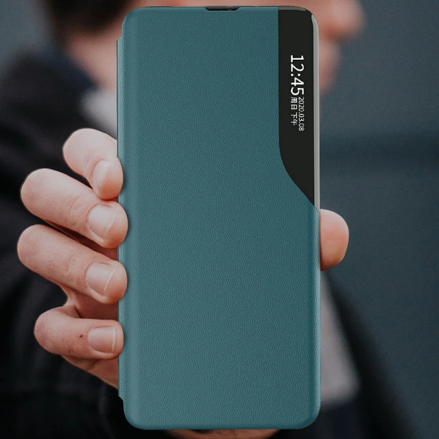 Чохол HRT Eco Leather View Case для Samsung Galaxy A22 4G Blue (9145576220160)