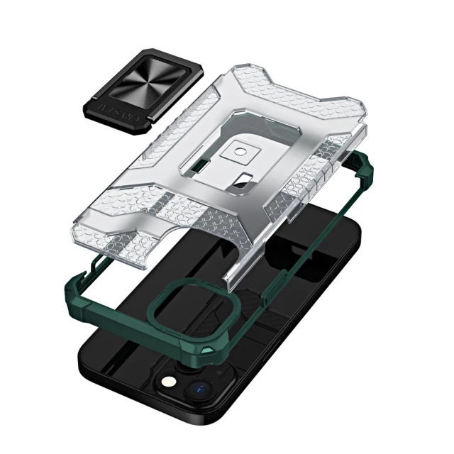 Чехол Hurtel Crystal Ring для iPhone 13 mini Green (9145576220597)