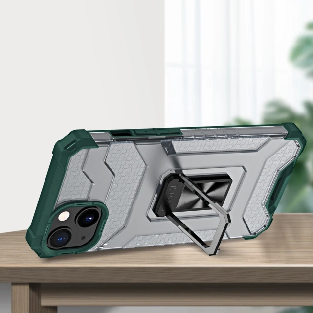 Чехол Hurtel Crystal Ring для iPhone 13 mini Green (9145576220597)
