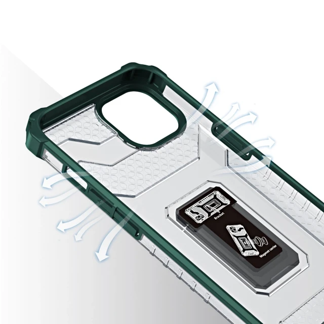 Чехол Hurtel Crystal Ring для iPhone 13 mini Green (9145576220597)