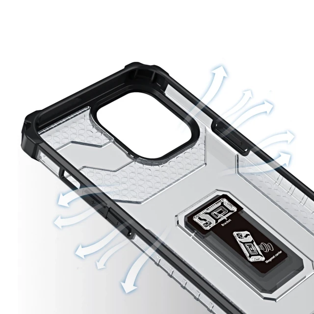 Чохол Hurtel Crystal Ring для iPhone 13 Pro Max Black (9145576220696)