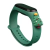 Ремінець Hurtel Різдвяний для Xiaomi Mi Band 4/3 Green (9145576220788)