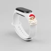 Ремінець Hurtel Різдвяний для Xiaomi Mi Band 4/3 White (9145576220818)