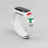 Ремінець Hurtel Різдвяний для Xiaomi Mi Band 4/3 White (9145576220825)