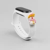 Ремінець Hurtel Різдвяний для Xiaomi Mi Band 4/3 White (9145576220832)