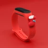 Ремінець Hurtel Різдвяний для Xiaomi Mi Band 4/3 Red (9145576220870)