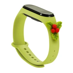 Ремінець Hurtel Xmas Wristband для Xiaomi Mi Band 6 / Mi Band 5 Green (9145576220917)