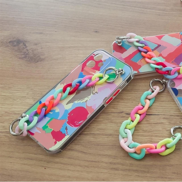 Чохол Colorful Chain Case для iPhone 13 Pro Multicolor (9145576224922)