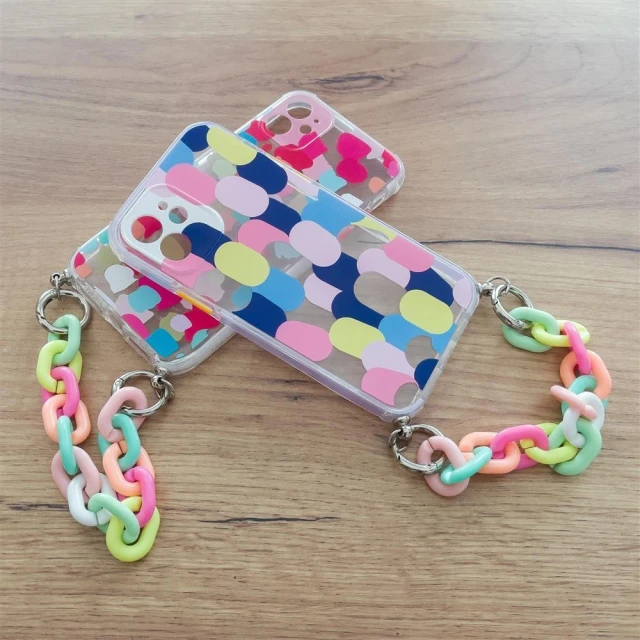 Чохол Colorful Chain Case для iPhone 13 Pro Multicolor (9145576225127)