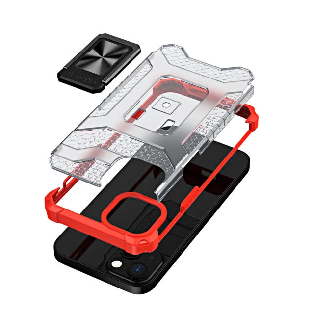 Чохол Hurtel Crystal Ring для iPhone 12 mini Red (9145576226162)