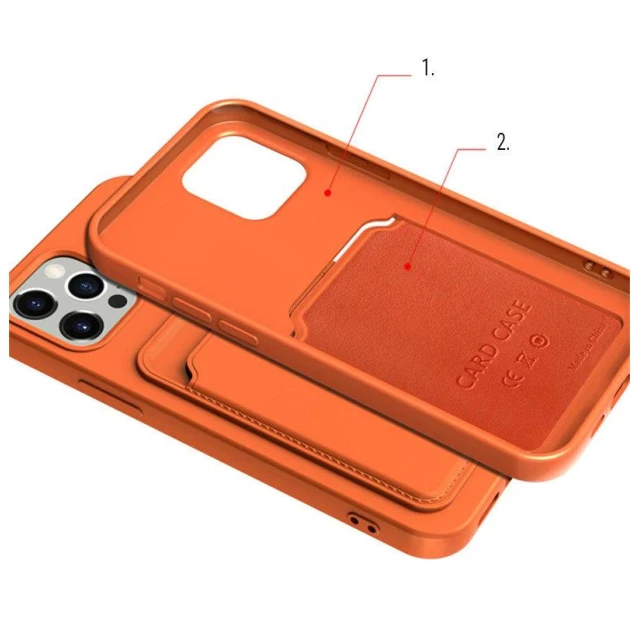 Чохол HRT Card Case для Samsung Galaxy S21 Plus 5G Red (9145576229088)