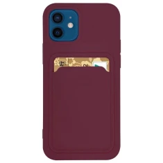 Чехол HRT Card Case для Samsung Galaxy A72 4G Burgundy (9145576229866)