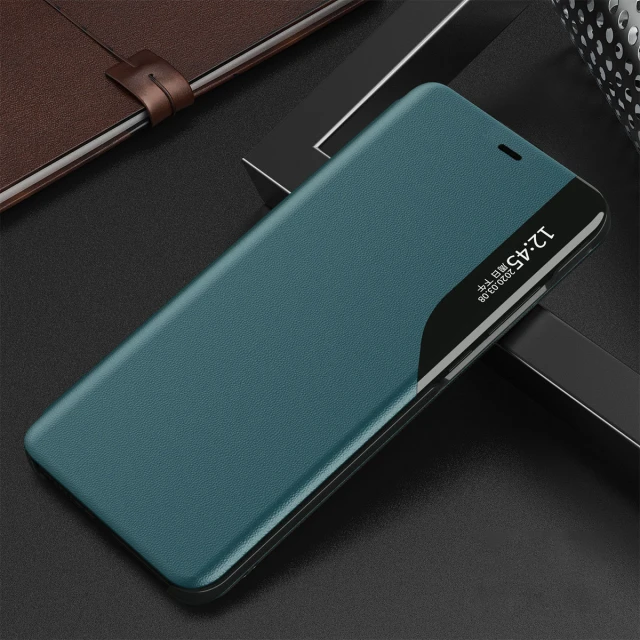 Чохол HRT Eco Leather View Case для iPhone 13 Pro Max Green (9145576231074)