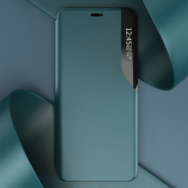 Чохол HRT Eco Leather View Case для iPhone 13 Pro Max Orange (9145576231081)
